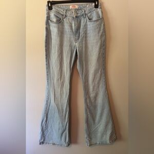 Wrangler Blue Flare Wide Leg Jeans